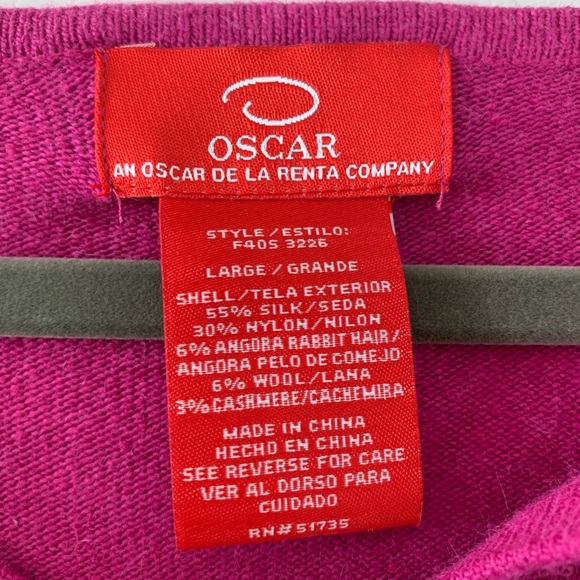 Oscar de la Renta Pink Cardigan - Picture 4 of 4